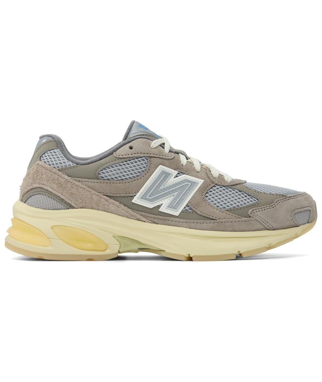 NEW BALANCE Серые низкие кроссовки / кеды, фото 1