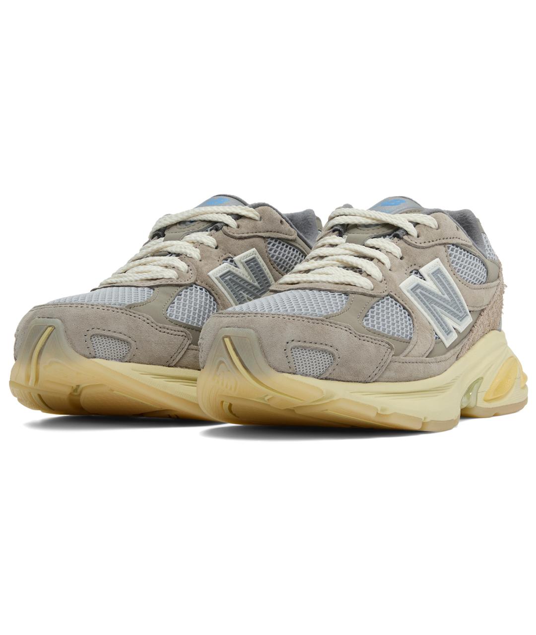 NEW BALANCE Серые низкие кроссовки / кеды, фото 4