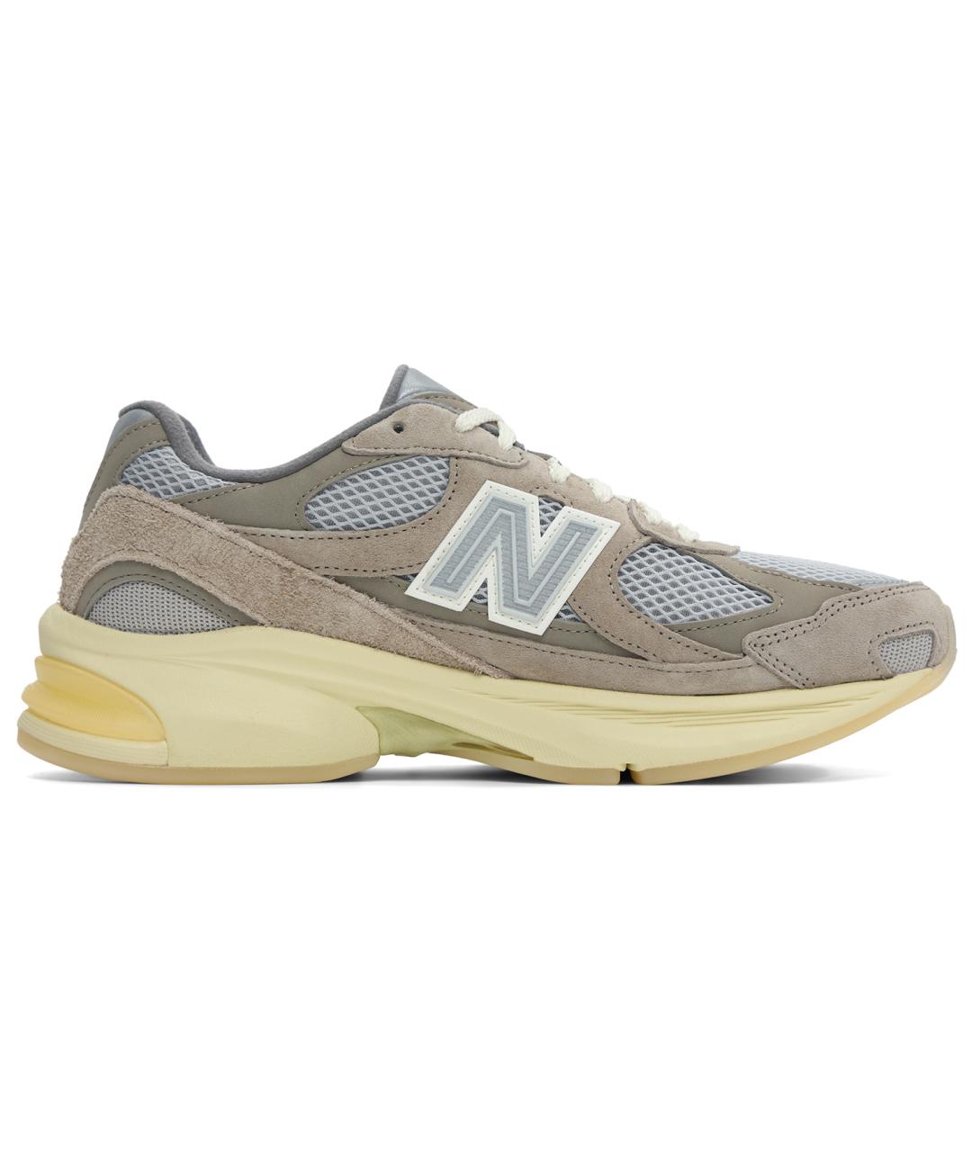 NEW BALANCE Серые низкие кроссовки / кеды, фото 3