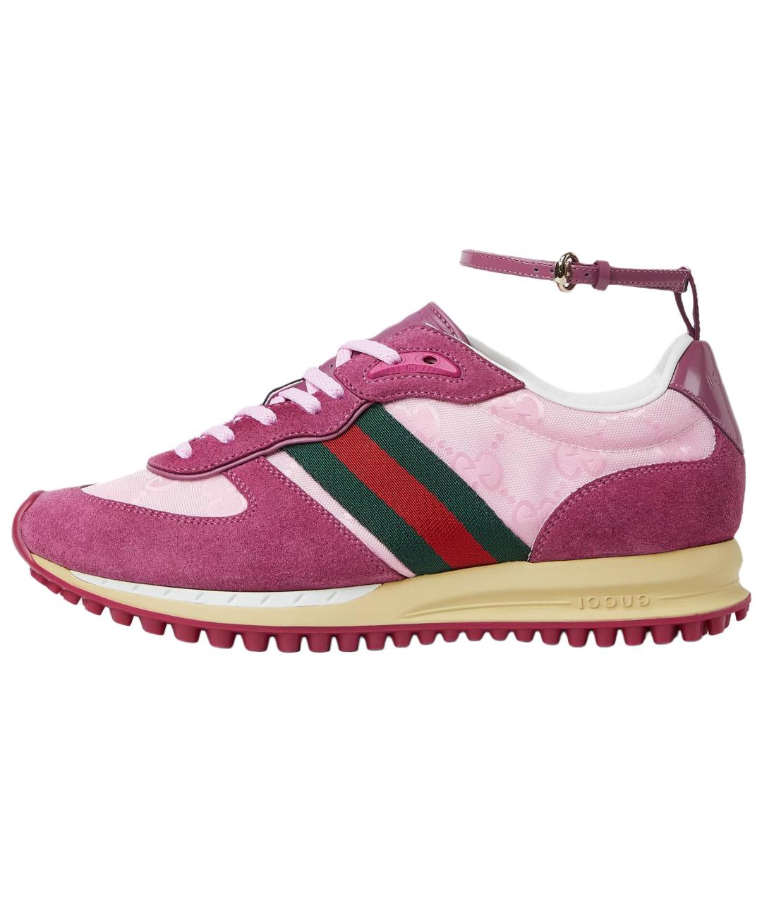 GUCCI Розовые кроссовки, фото 2