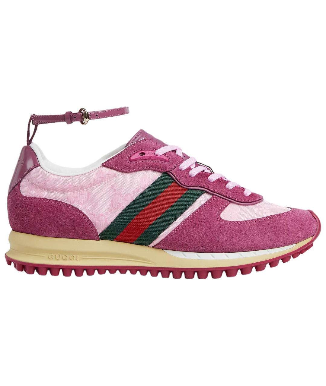 GUCCI Розовые кроссовки, фото 1