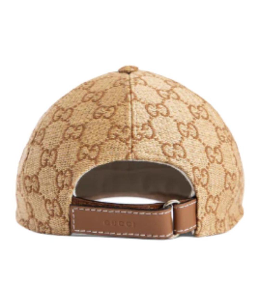 GUCCI Бежевая кепка, фото 2