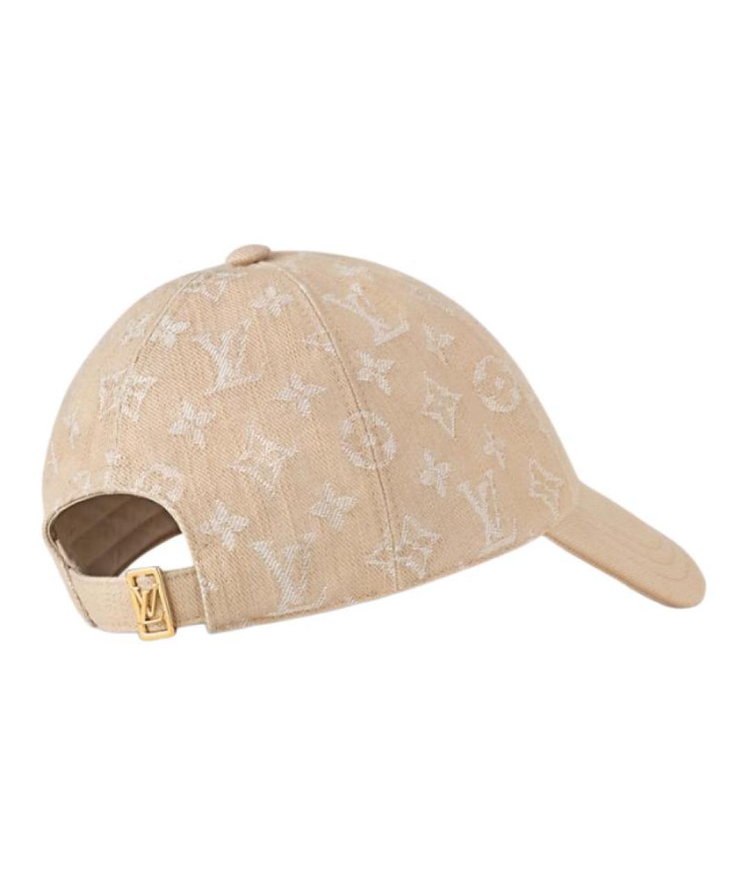 LOUIS VUITTON Бежевая кепка, фото 3