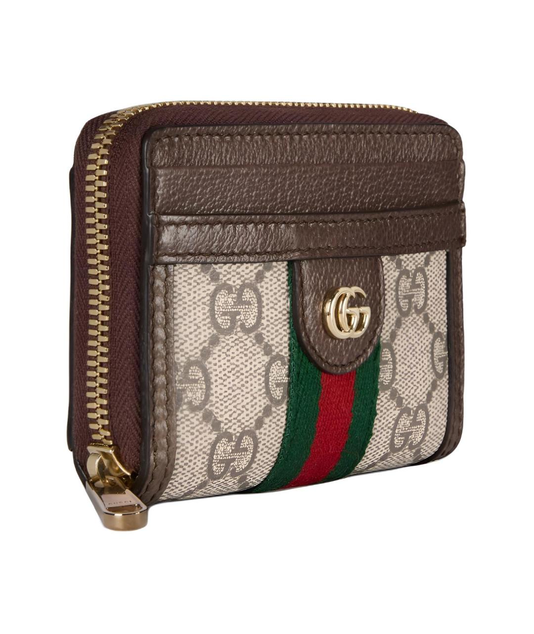 GUCCI Коричневый кошелек, фото 2