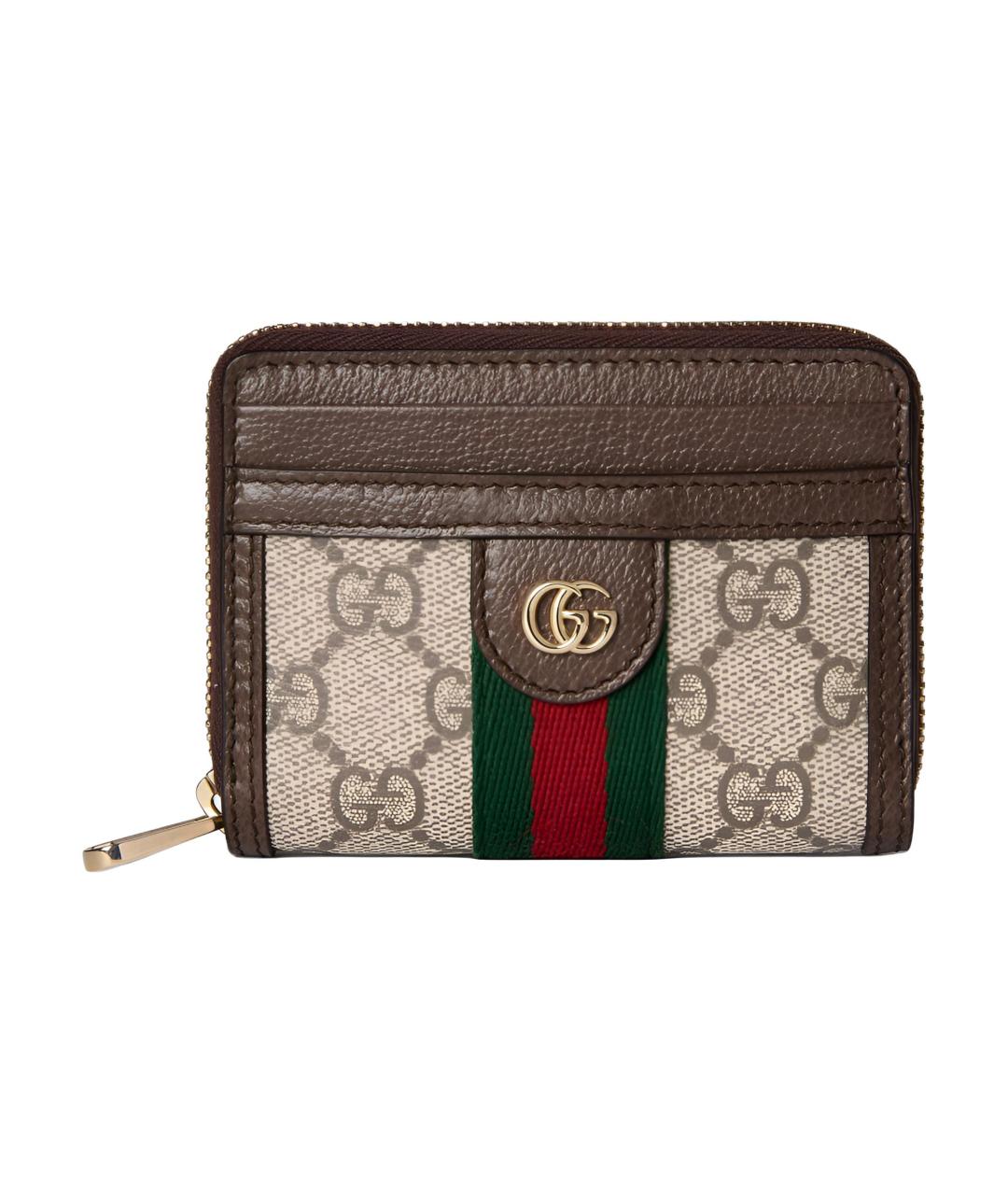 GUCCI Коричневый кошелек, фото 1