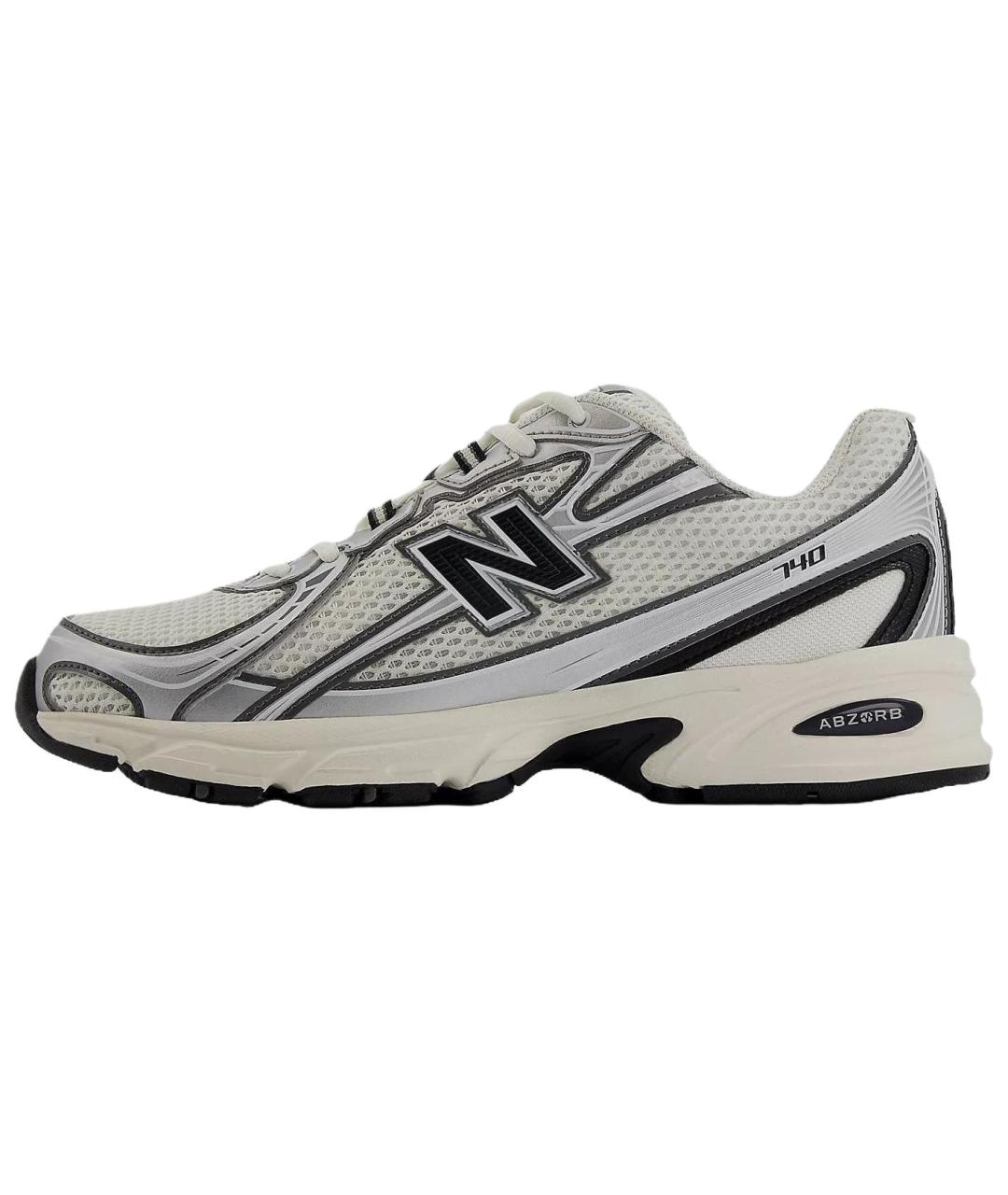 NEW BALANCE Белые текстильные кроссовки, фото 2