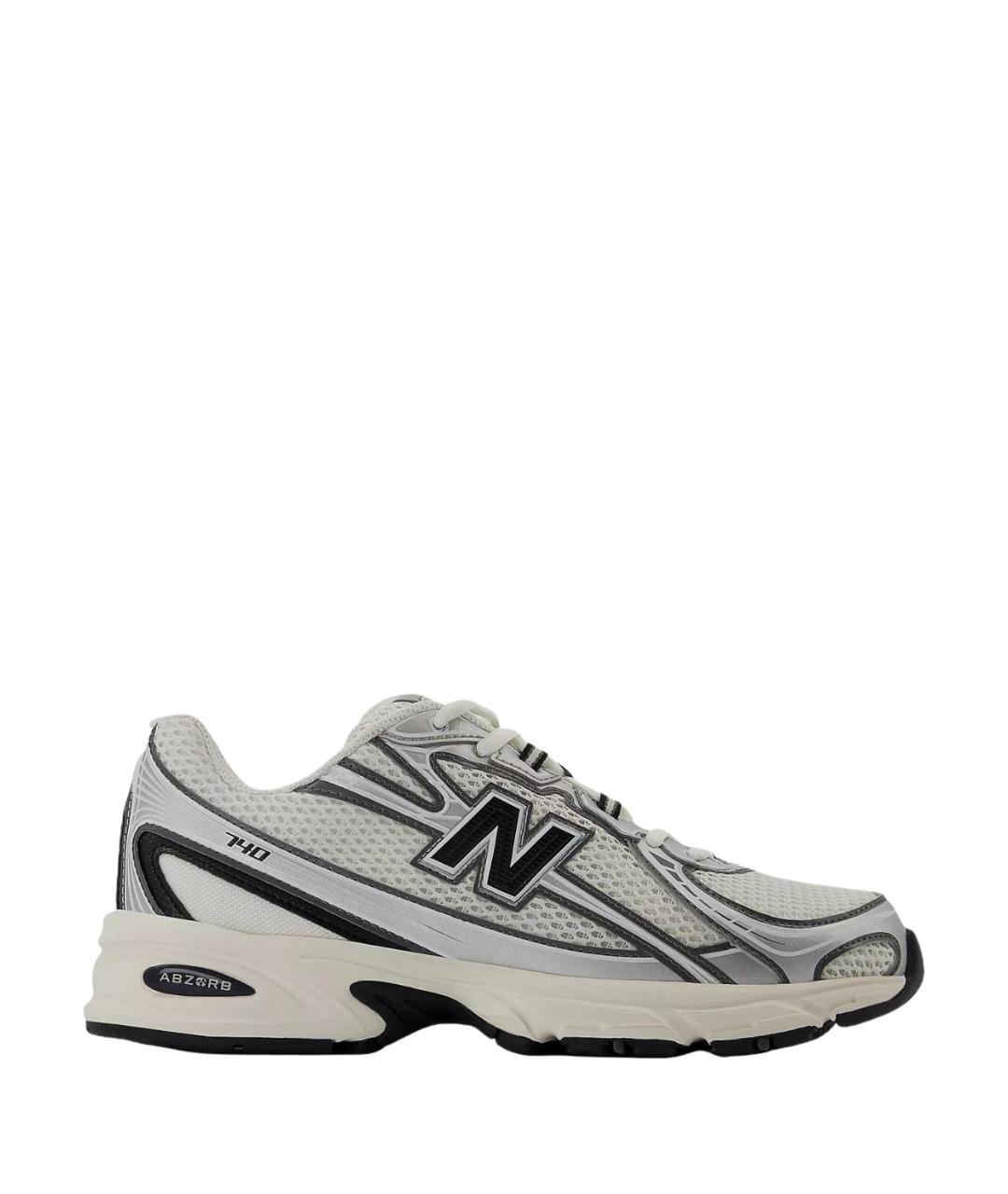 NEW BALANCE Белые текстильные кроссовки, фото 1
