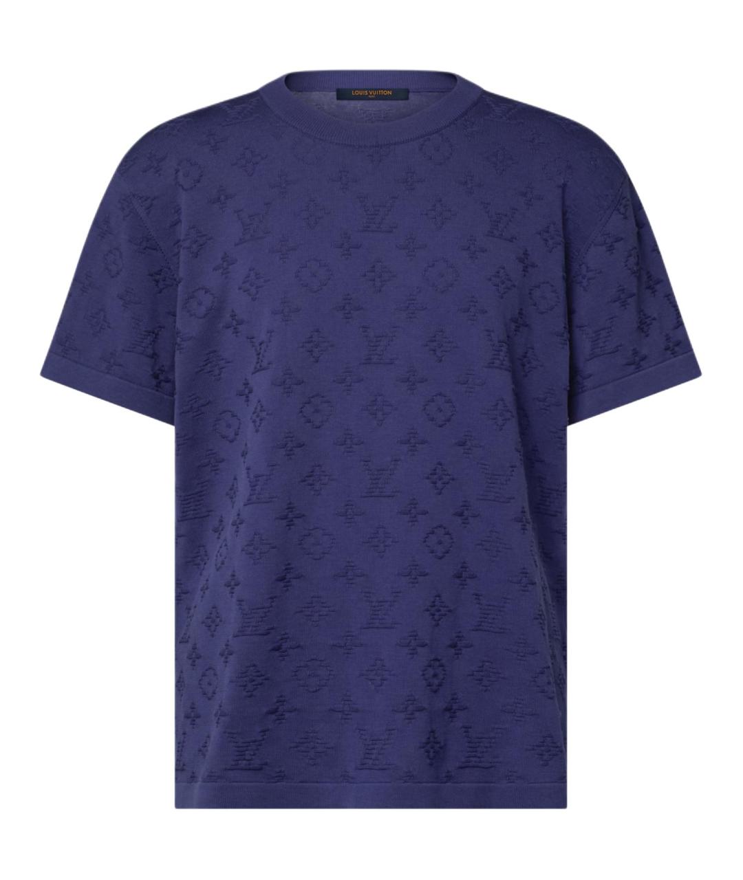 LOUIS VUITTON Синяя футболка, фото 1