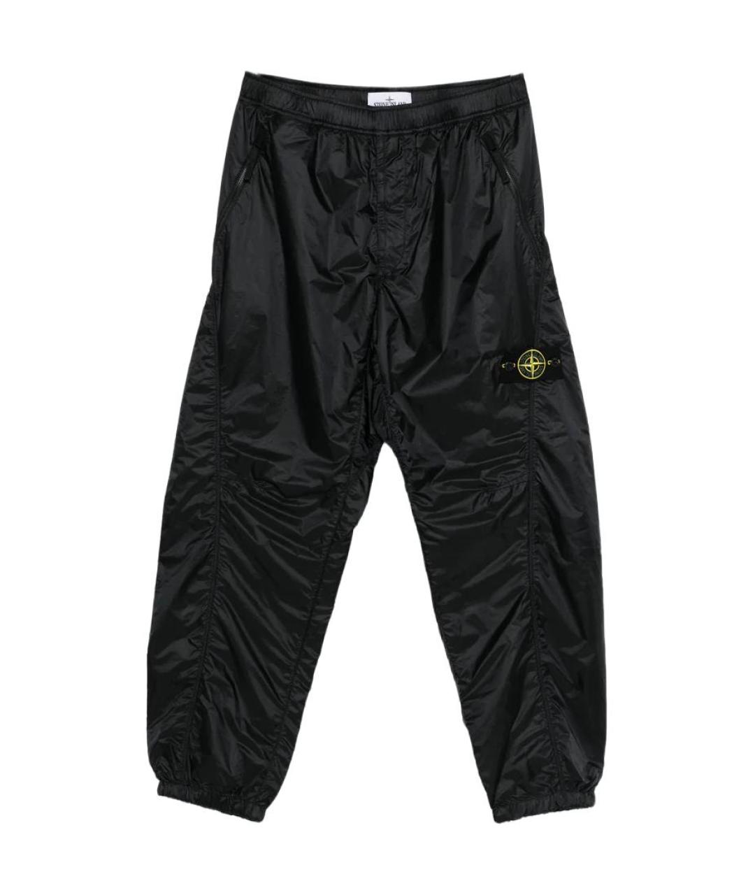 STONE ISLAND Темно-синие повседневные брюки, фото 1