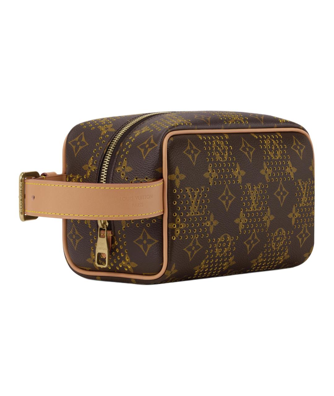 LOUIS VUITTON Коричневая косметичка, фото 2