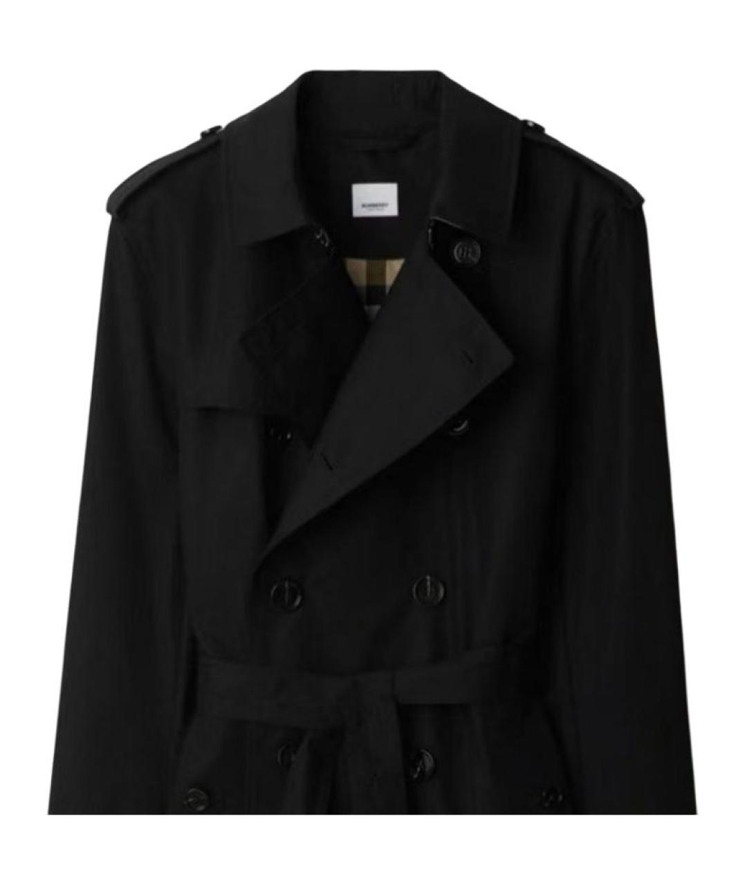 BURBERRY Черный тренч / плащ, фото 2