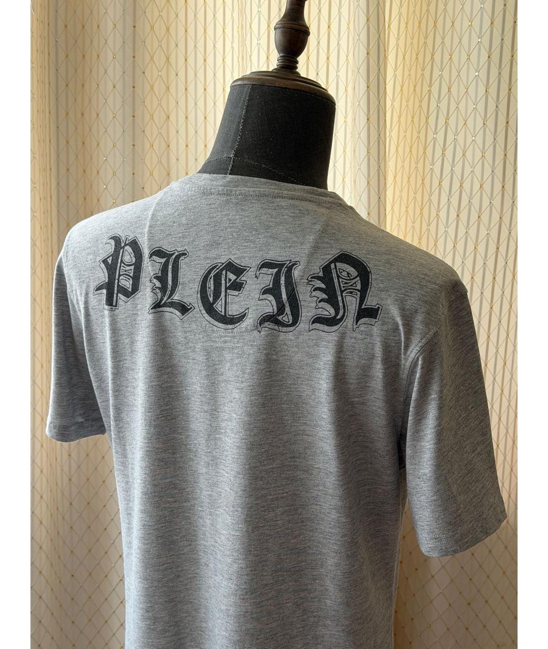 PHILIPP PLEIN Серая футболка, фото 8
