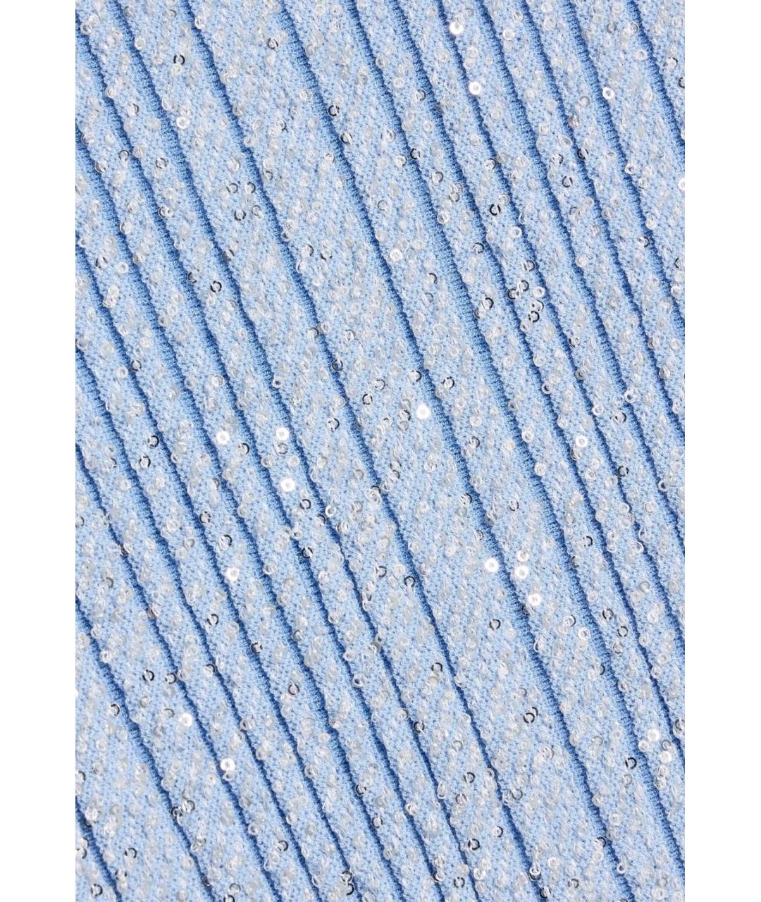 MISSONI Голубое вискозное платье, фото 4