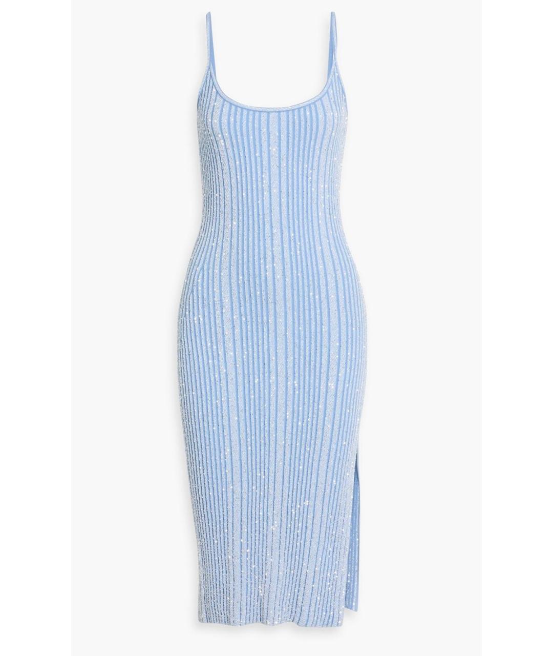 MISSONI Голубое вискозное платье, фото 5