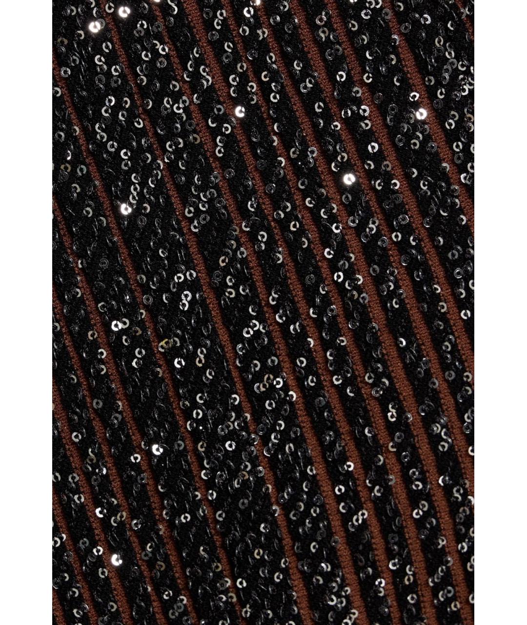 MISSONI Черное вискозное коктейльное платье, фото 4
