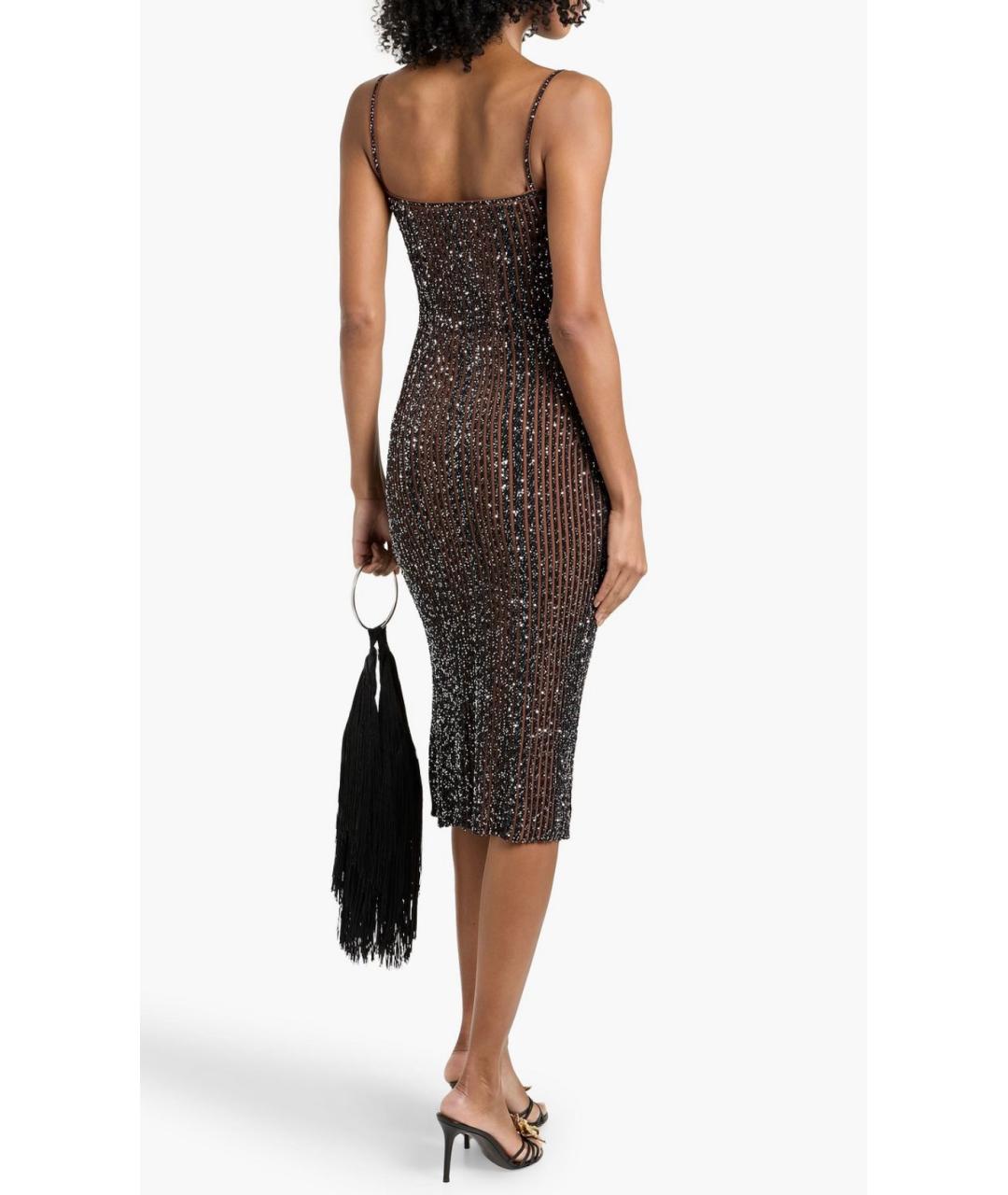 MISSONI Черное вискозное коктейльное платье, фото 3