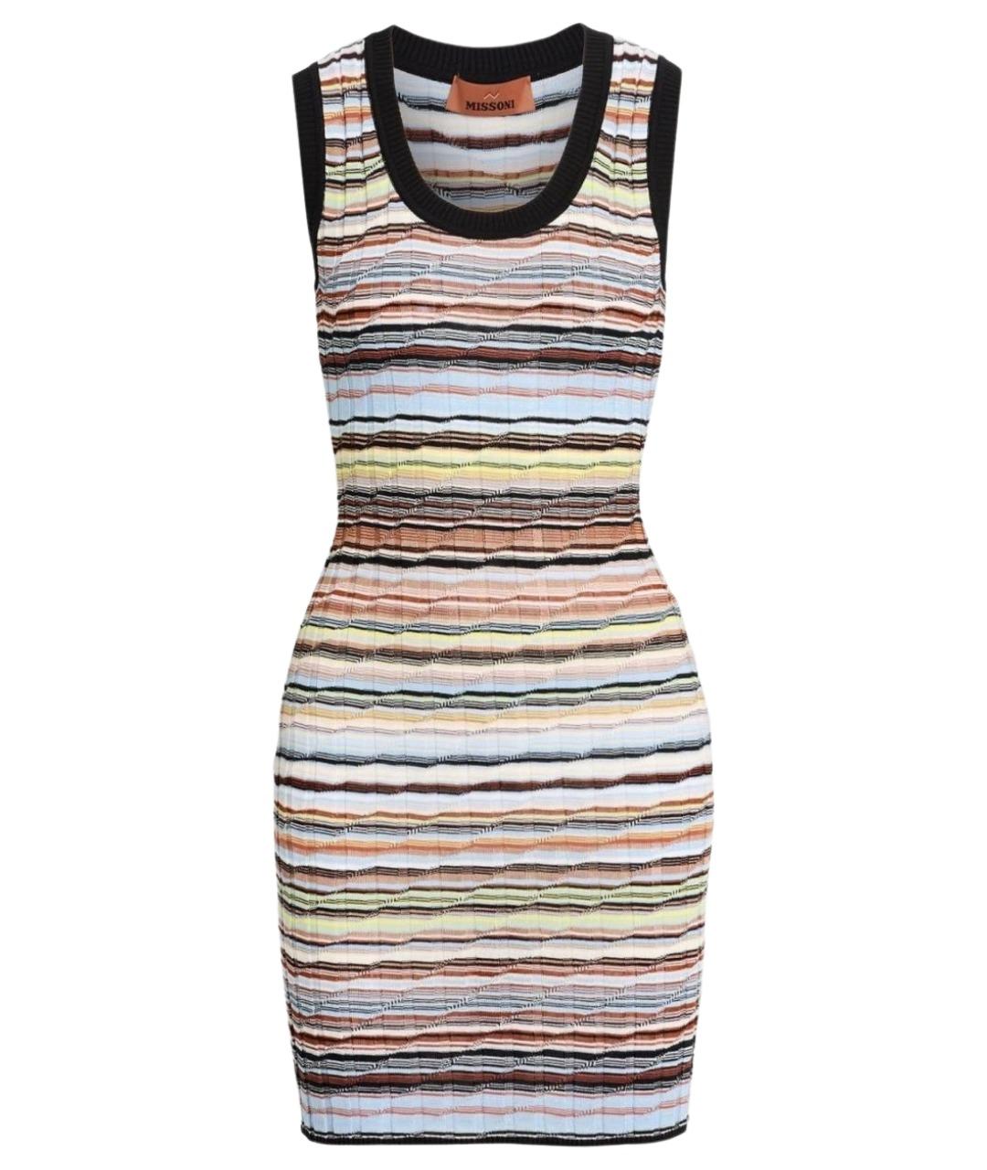 MISSONI Мульти хлопковое платье, фото 1