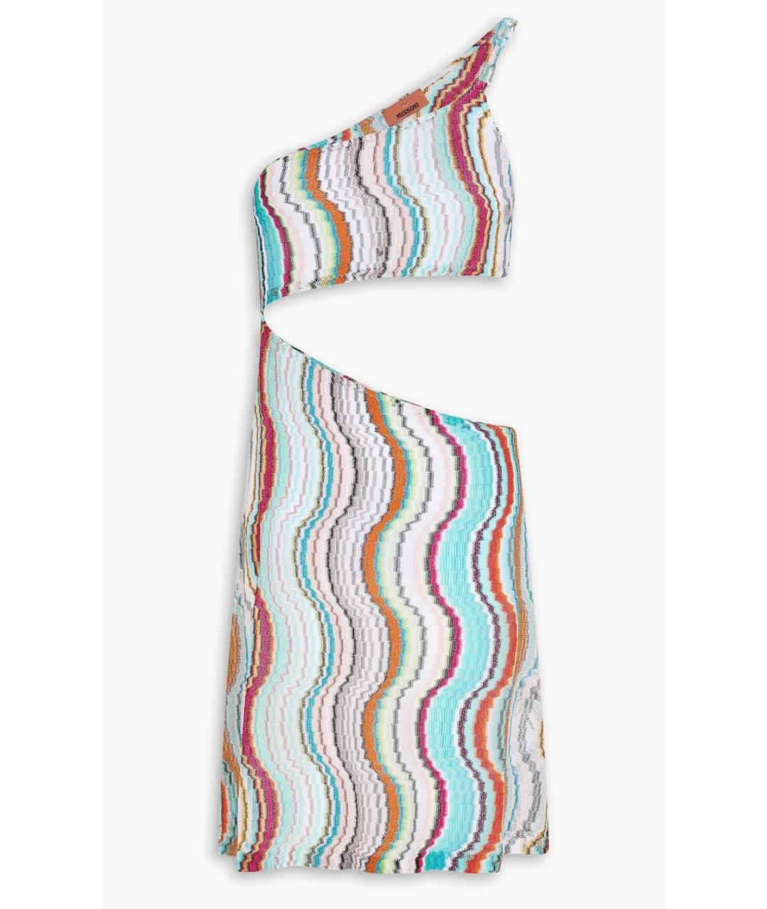 MISSONI Мульти вискозное платье, фото 4