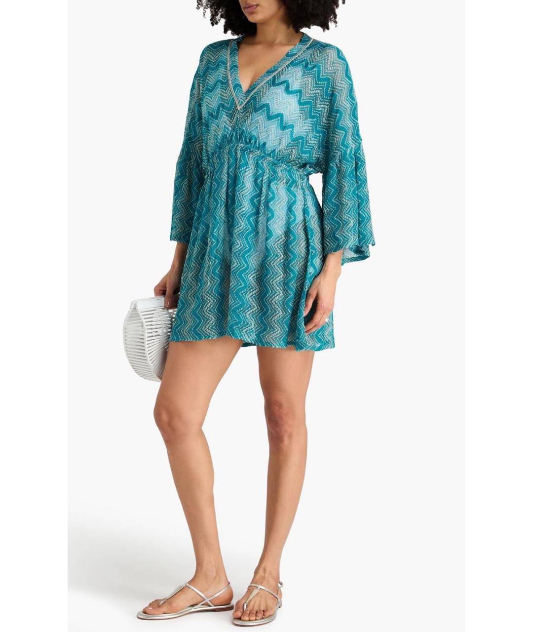 MISSONI Мульти вискозное платье, фото 2