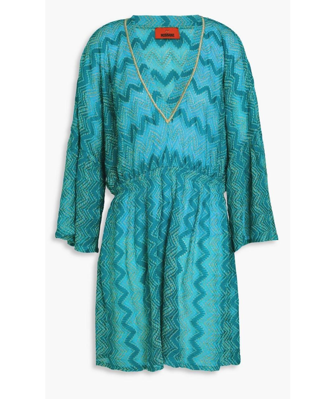 MISSONI Мульти вискозное платье, фото 4