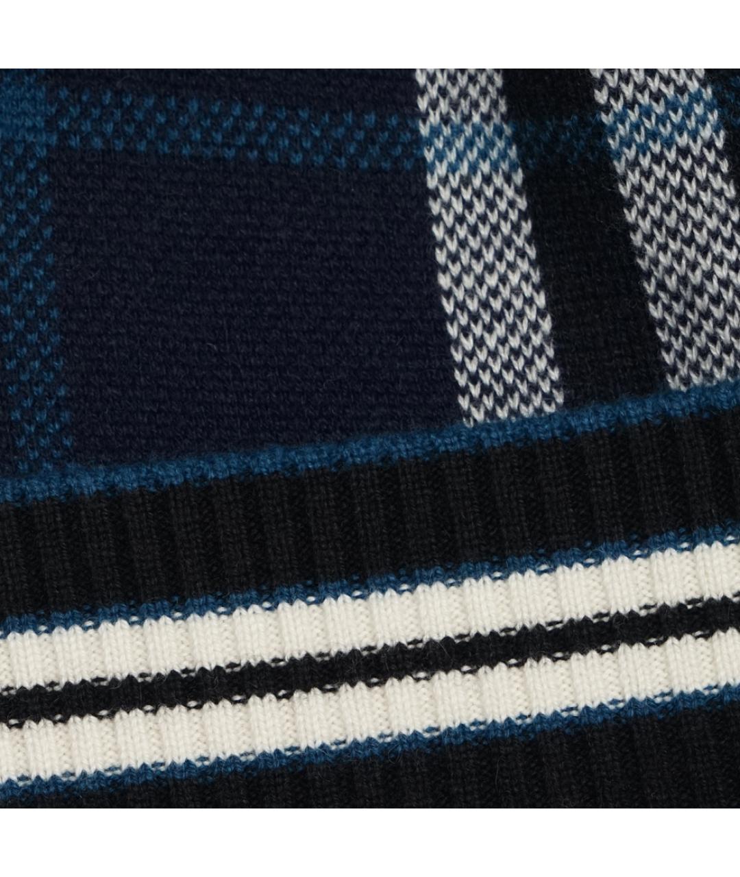 BURBERRY Синяя кашемировая шапка, фото 2