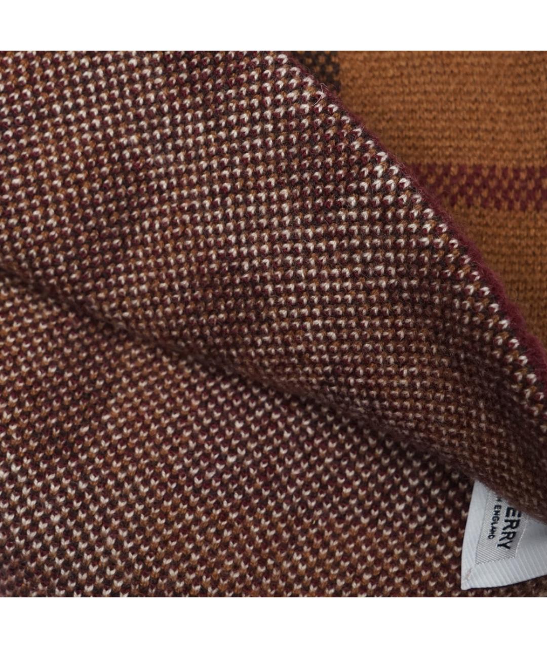 BURBERRY Коричневая кашемировая шапка, фото 3