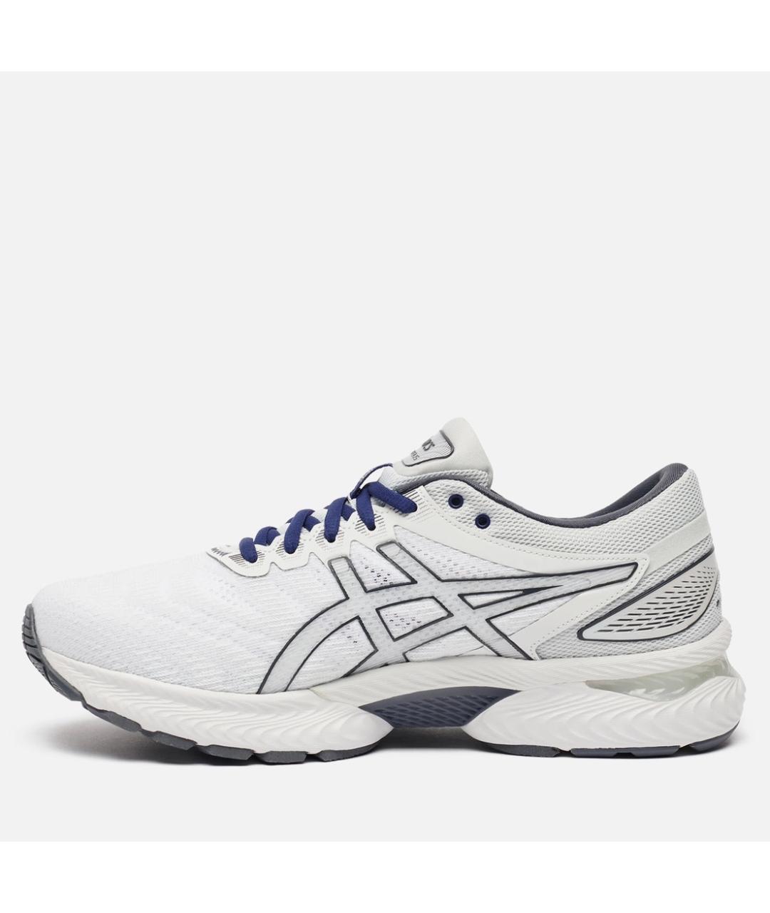 ASICS Белые текстильные низкие кроссовки / кеды, фото 6