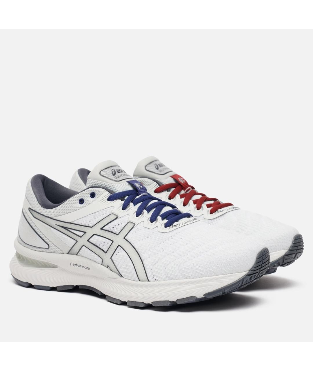 ASICS Белые текстильные низкие кроссовки / кеды, фото 2
