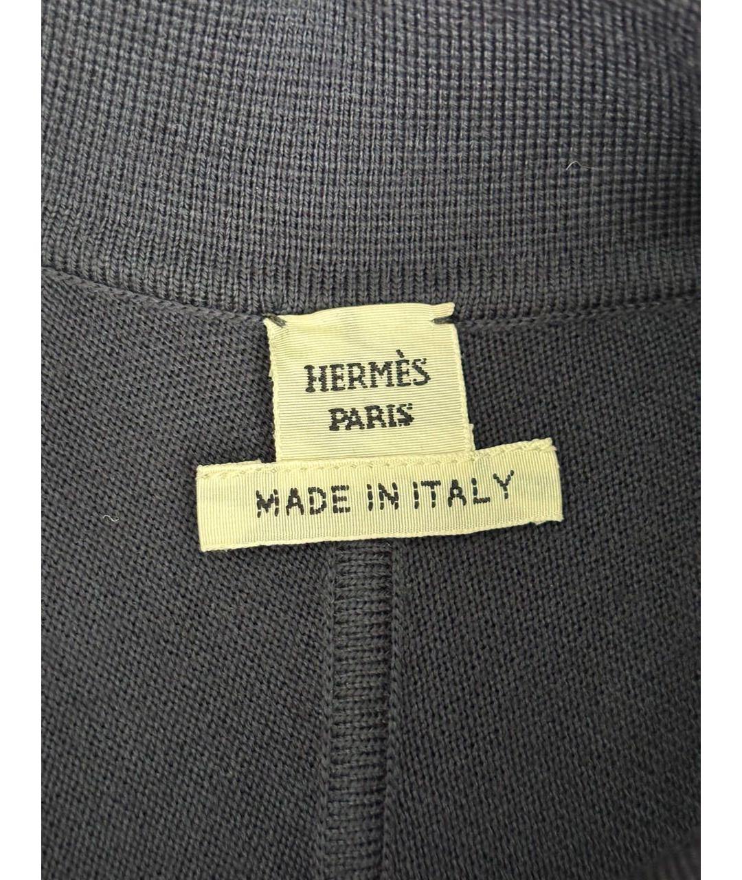 HERMES Мульти шелковое повседневное платье, фото 3