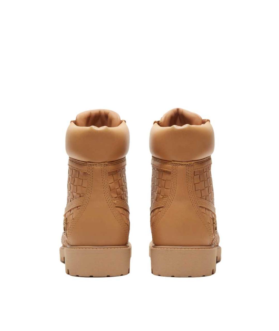 TIMBERLAND Бежевые кожаные высокие ботинки, фото 5
