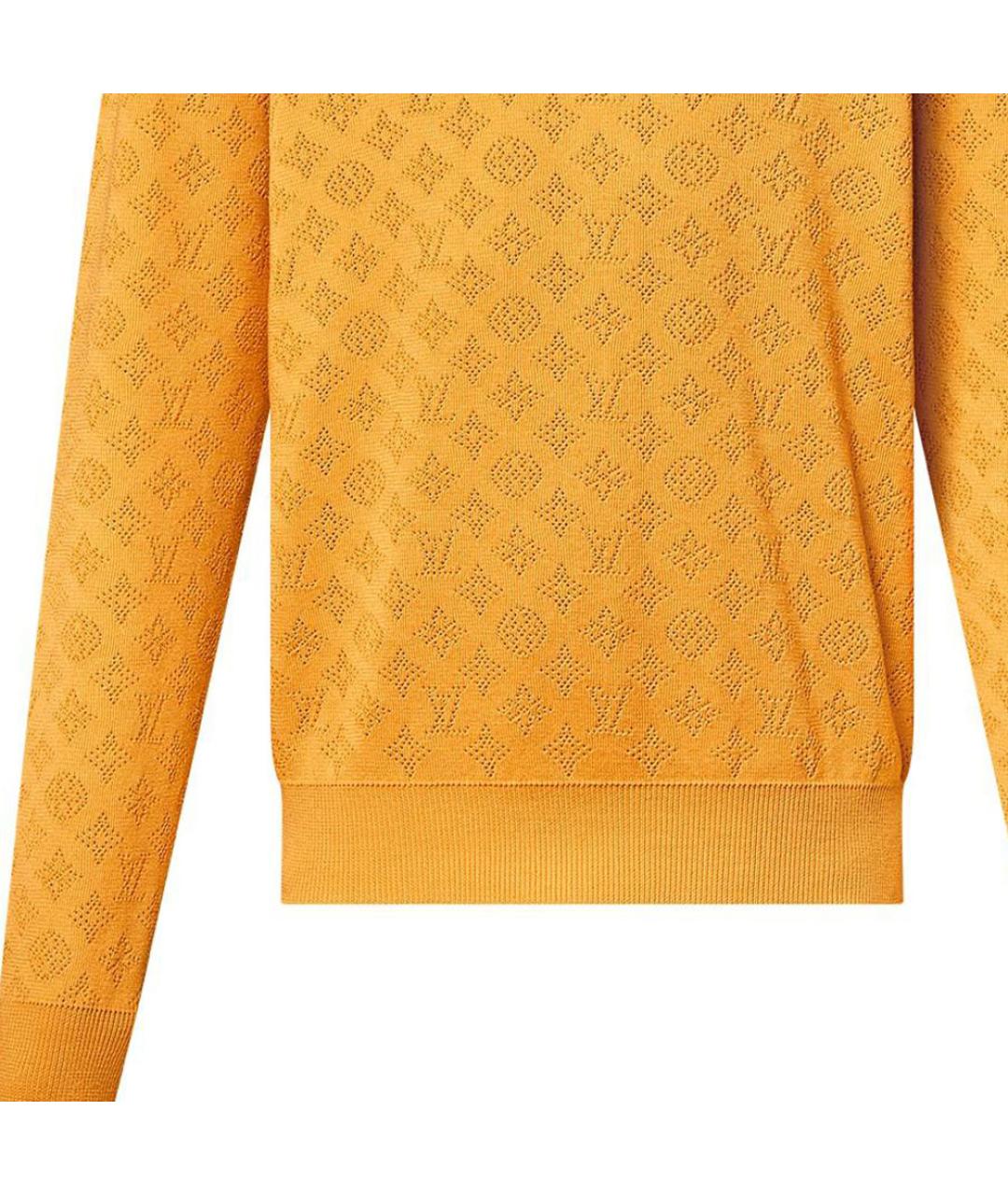 LOUIS VUITTON Желтый джемпер / свитер, фото 4