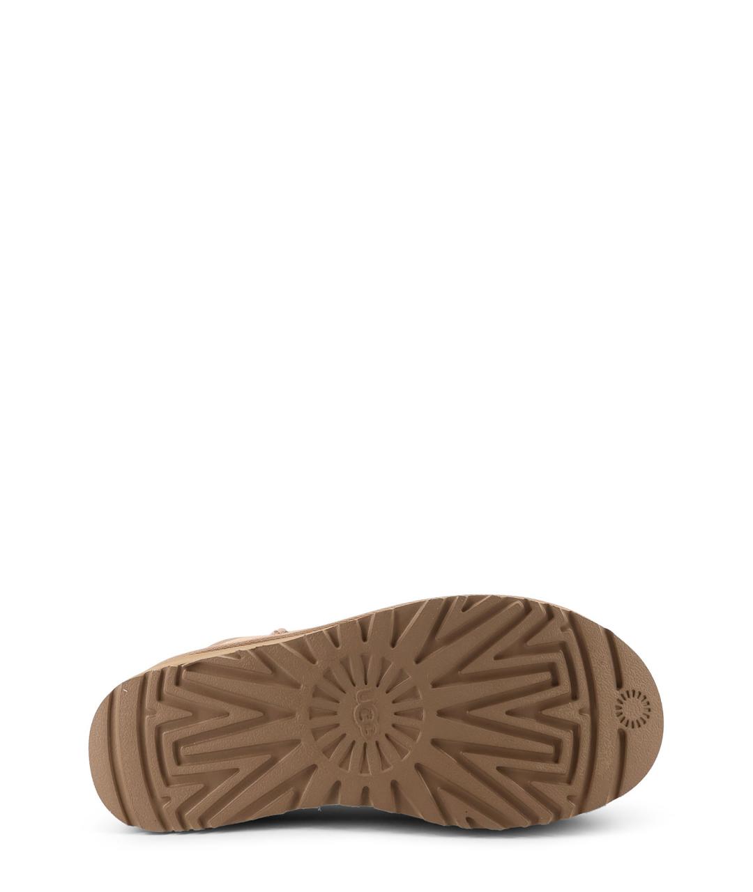 UGG AUSTRALIA Бежевые замшевые ботинки, фото 4