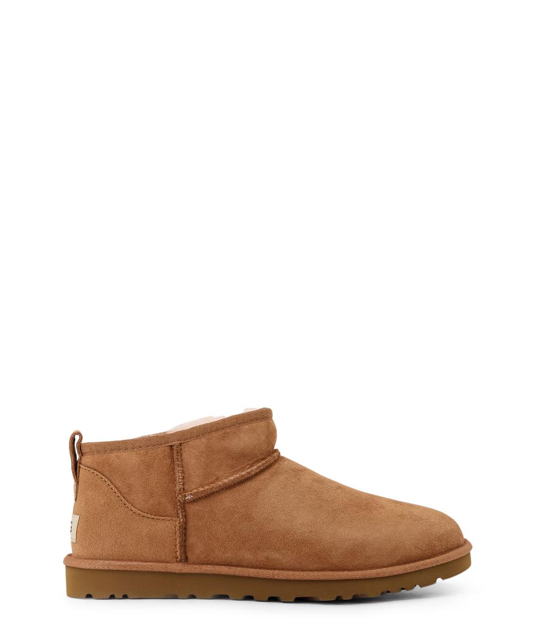 UGG AUSTRALIA Коричневые замшевые низкие ботинки, фото 2