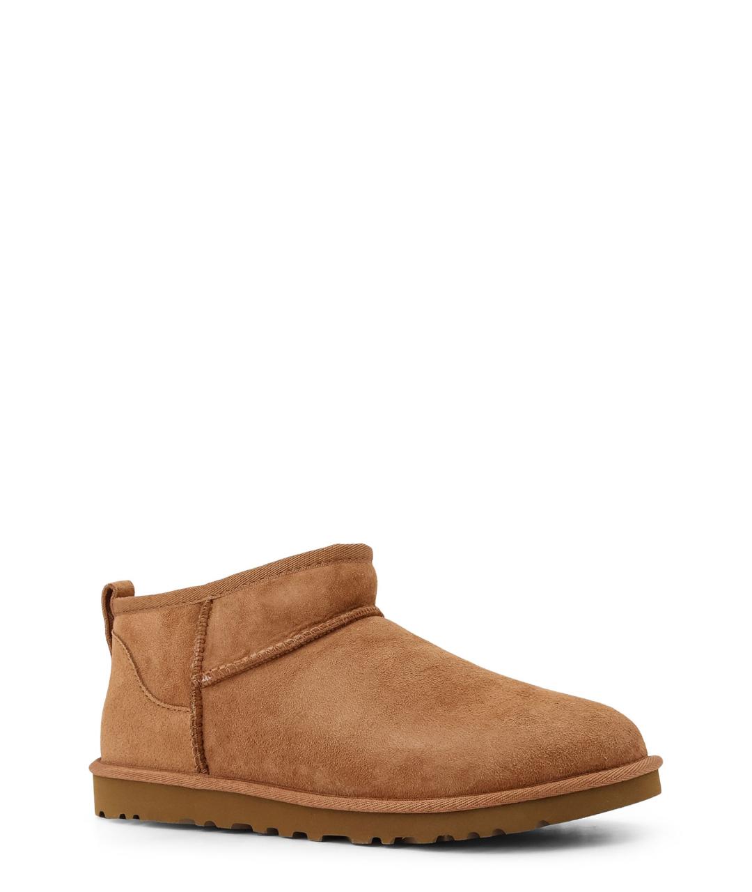UGG AUSTRALIA Коричневые замшевые низкие ботинки, фото 1