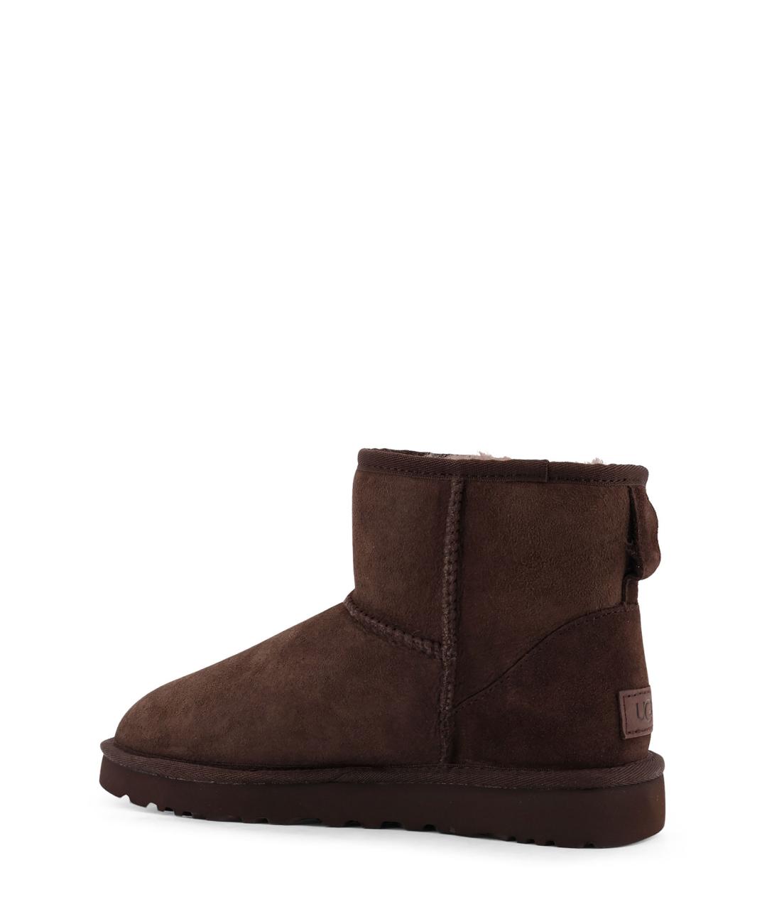 UGG AUSTRALIA Коричневые замшевые ботинки, фото 3