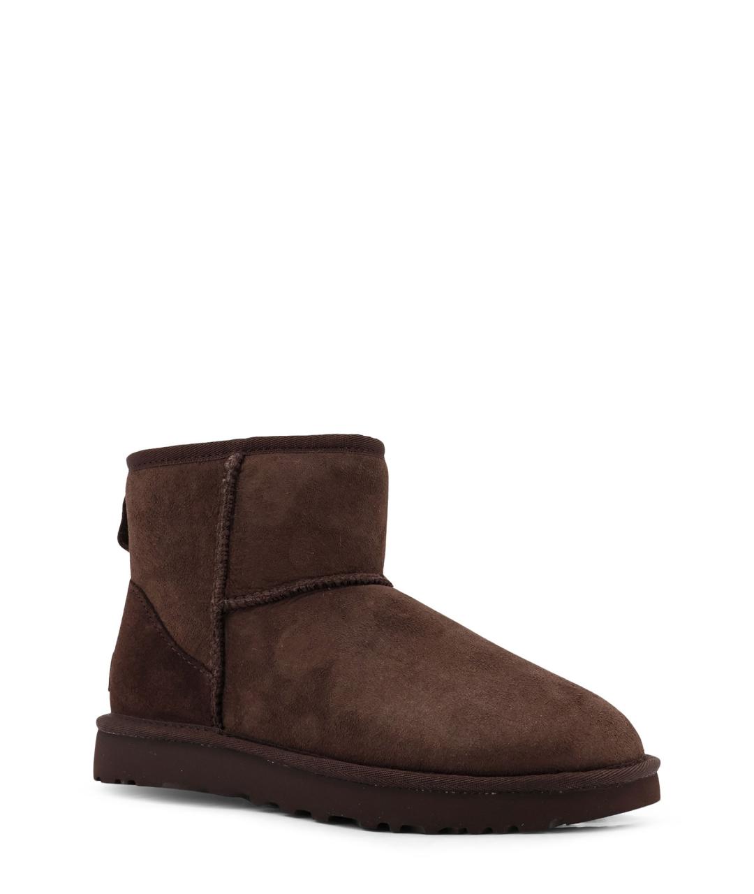 UGG AUSTRALIA Коричневые замшевые ботинки, фото 2