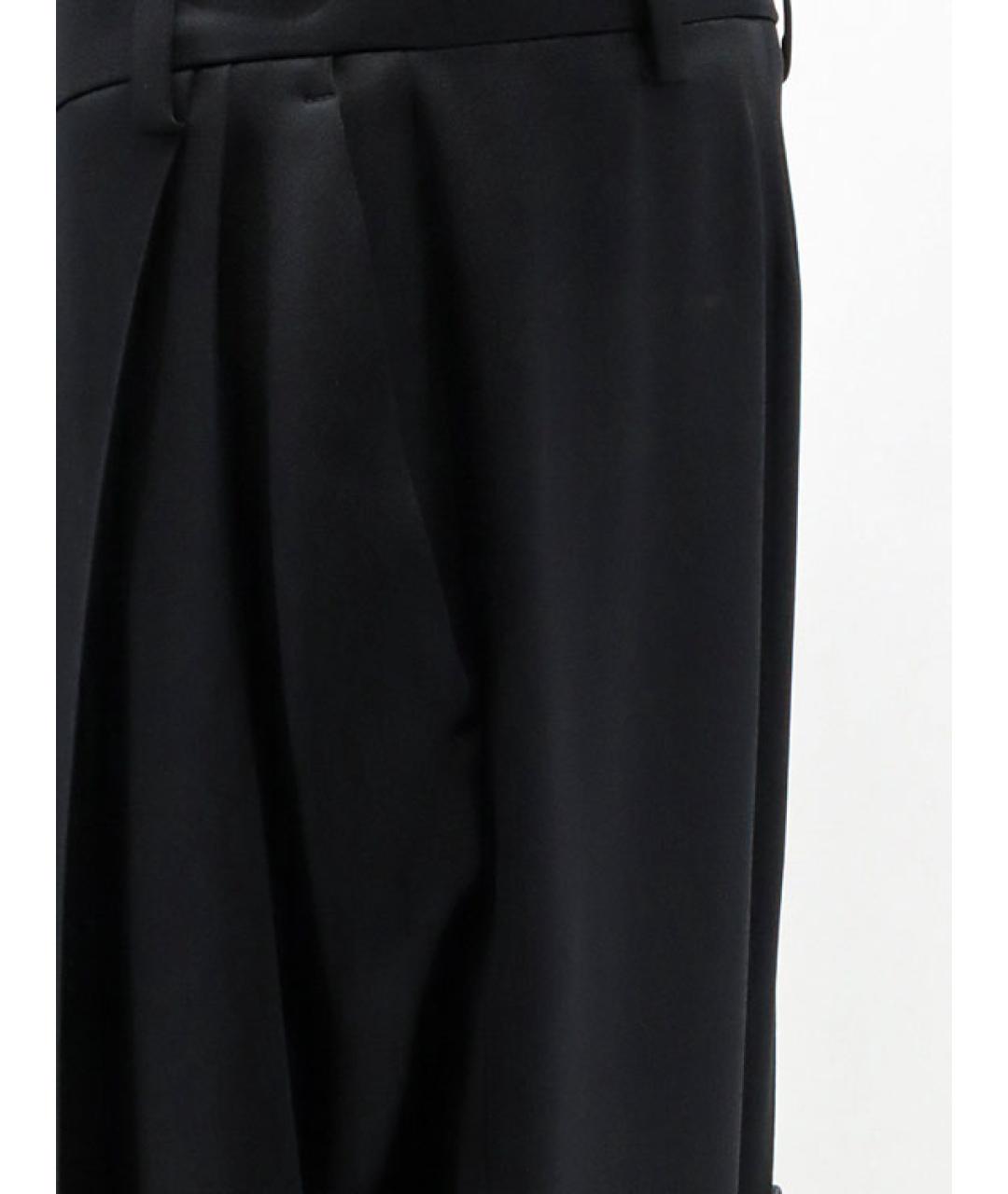 STELLA MCCARTNEY Черные вискозные прямые брюки, фото 3
