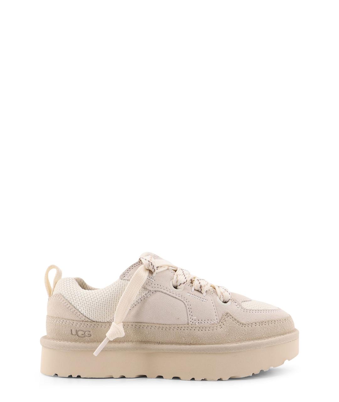 UGG AUSTRALIA Розовые нубуковые кроссовки, фото 1