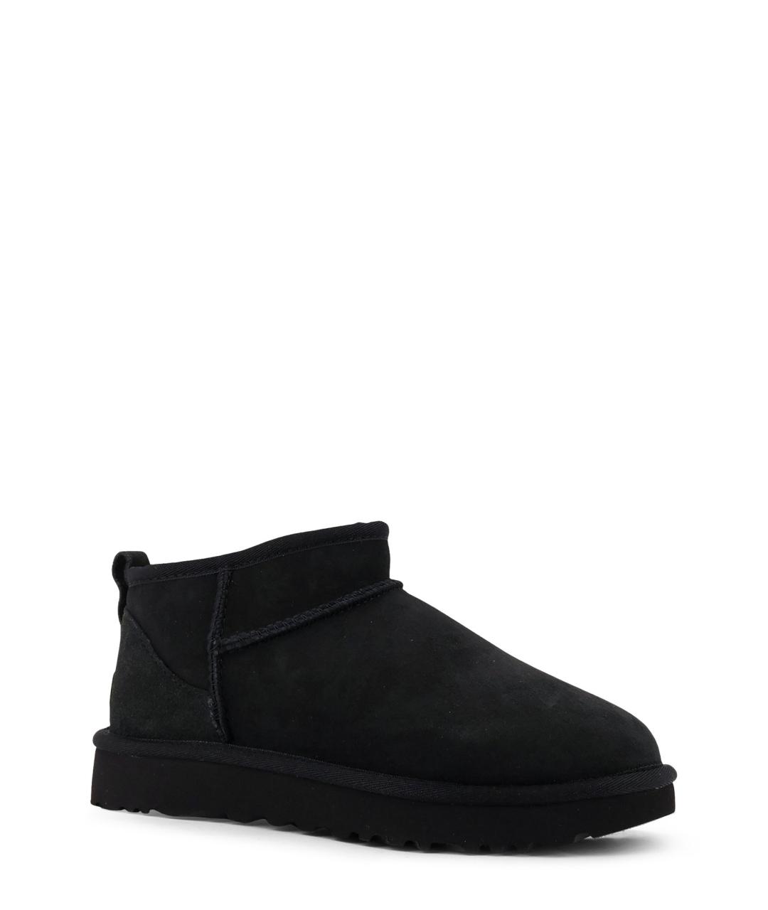 UGG AUSTRALIA Черные замшевые ботинки, фото 2
