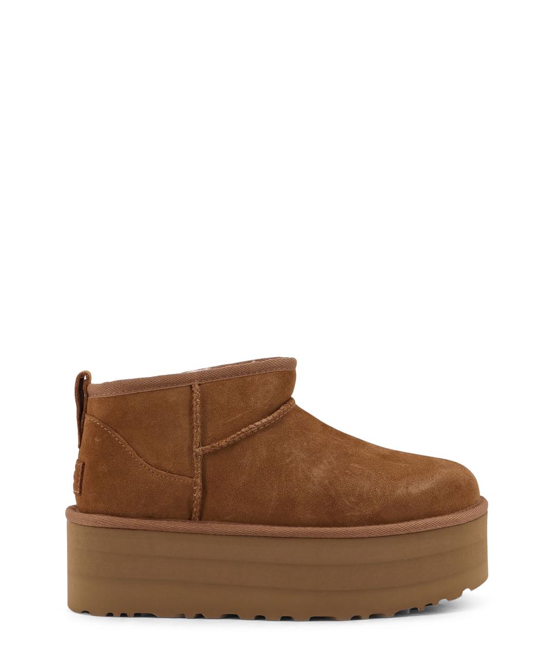 UGG AUSTRALIA Бежевые замшевые ботинки, фото 1