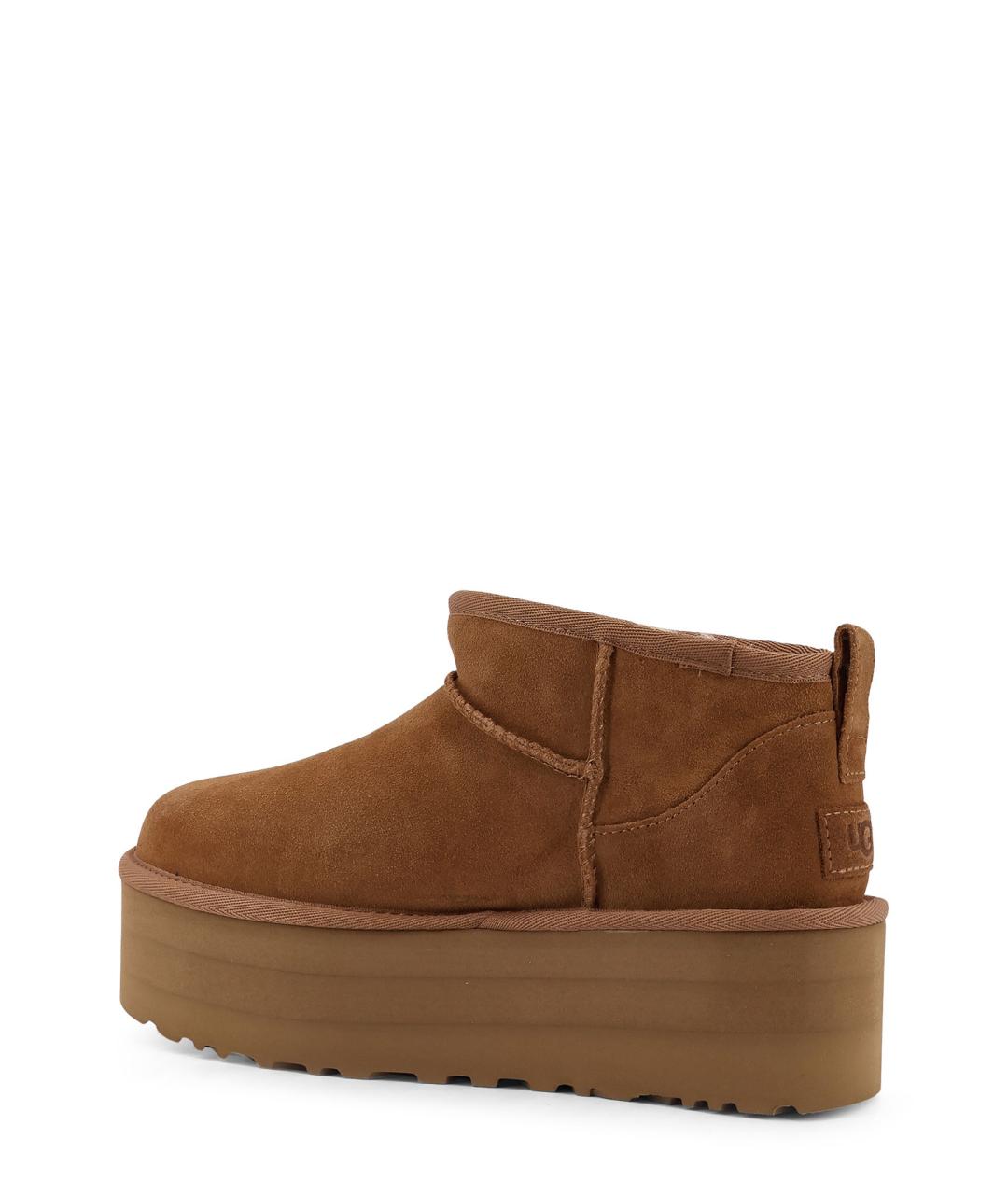 UGG AUSTRALIA Бежевые замшевые ботинки, фото 3