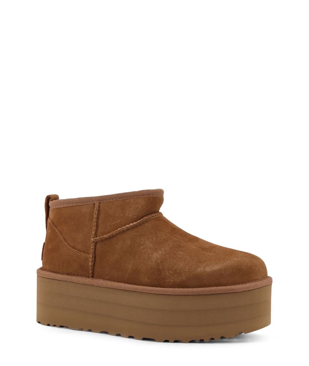 UGG AUSTRALIA Бежевые замшевые ботинки, фото 2