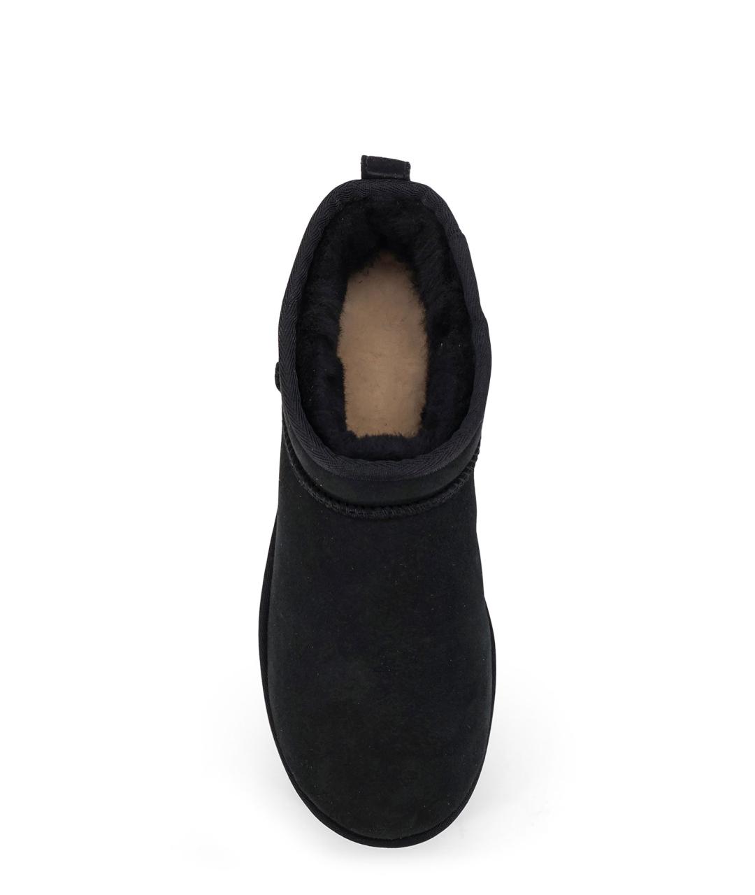 UGG AUSTRALIA Черные замшевые низкие ботинки, фото 5