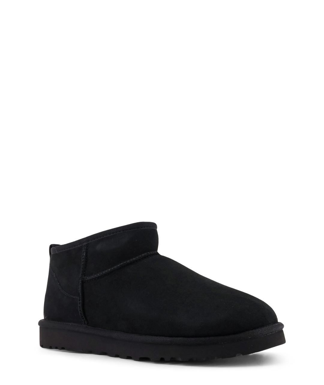 UGG AUSTRALIA Черные замшевые низкие ботинки, фото 2