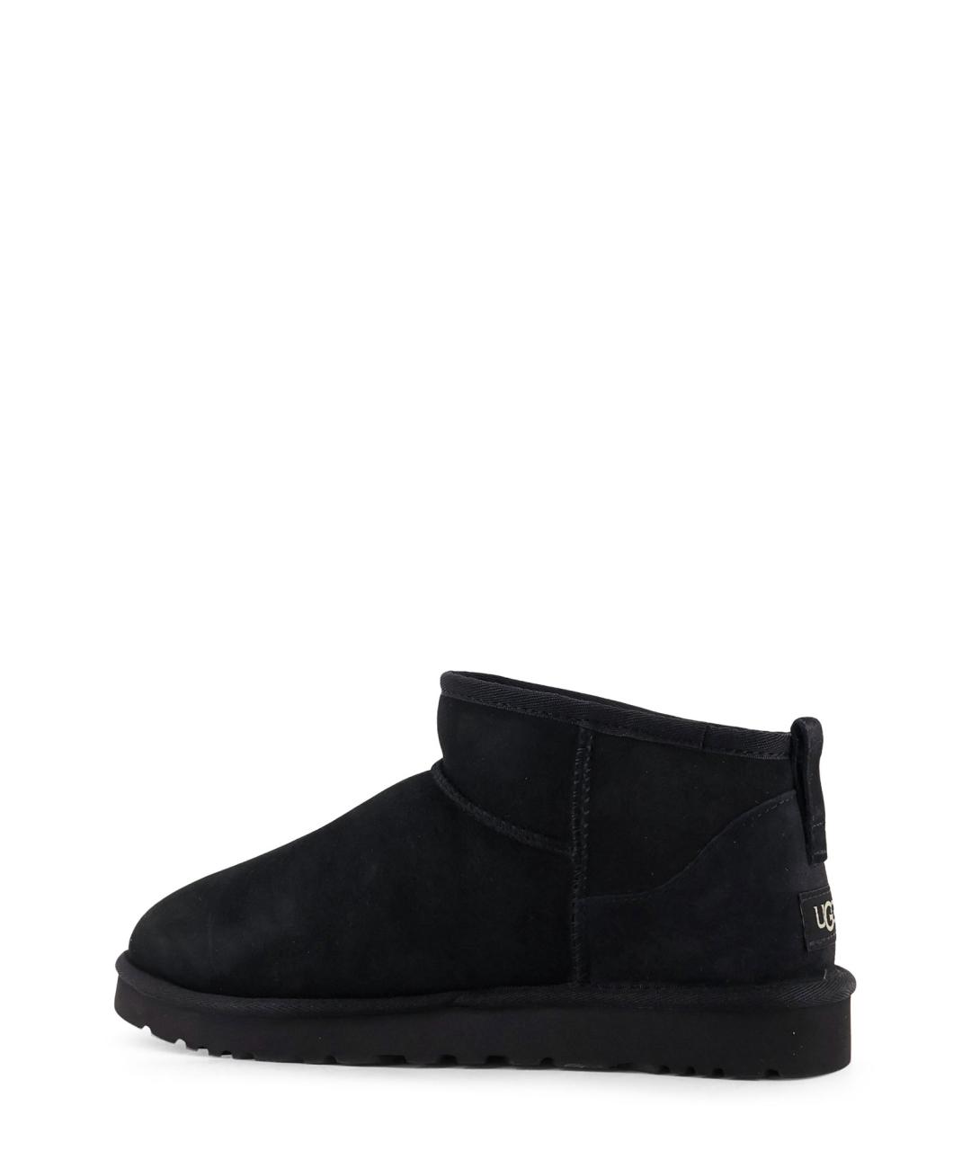 UGG AUSTRALIA Черные замшевые низкие ботинки, фото 3