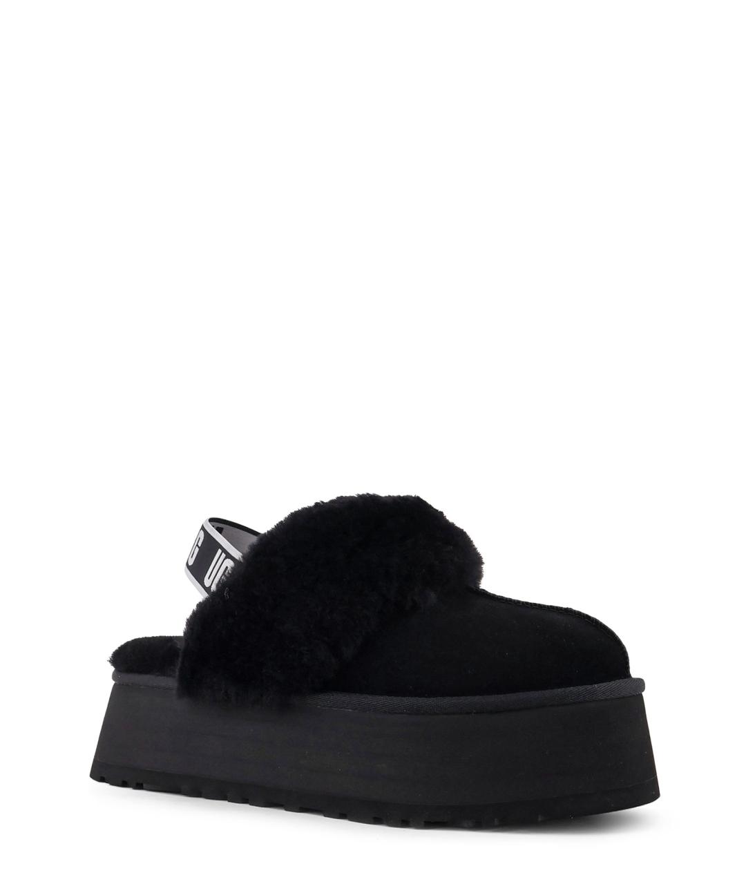 UGG AUSTRALIA Черные замшевые сабо, фото 2