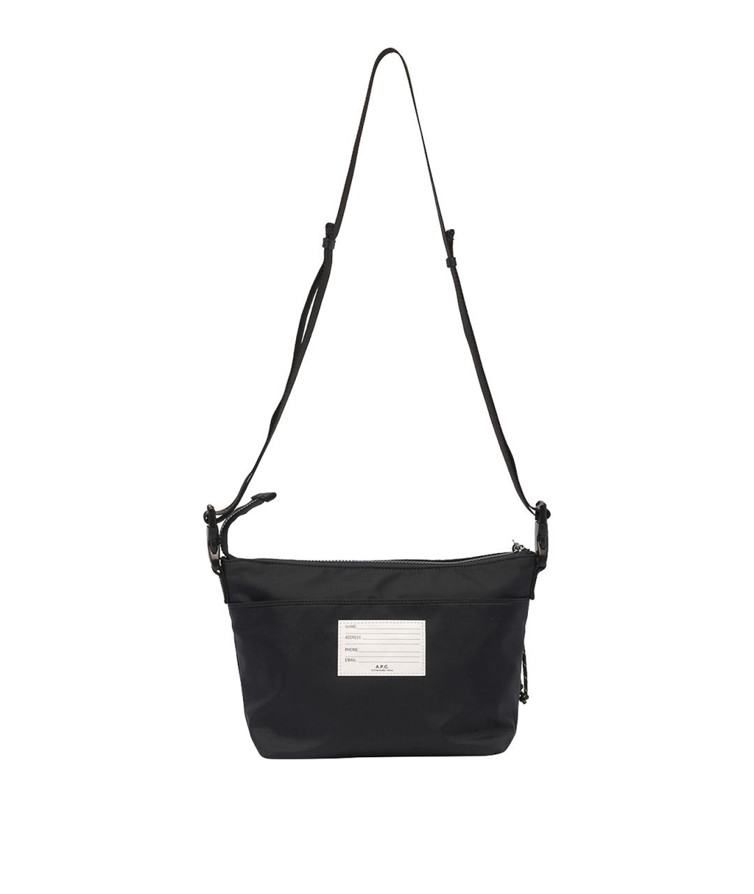 A.P.C. Синяя синтетическая сумка на плечо, фото 3