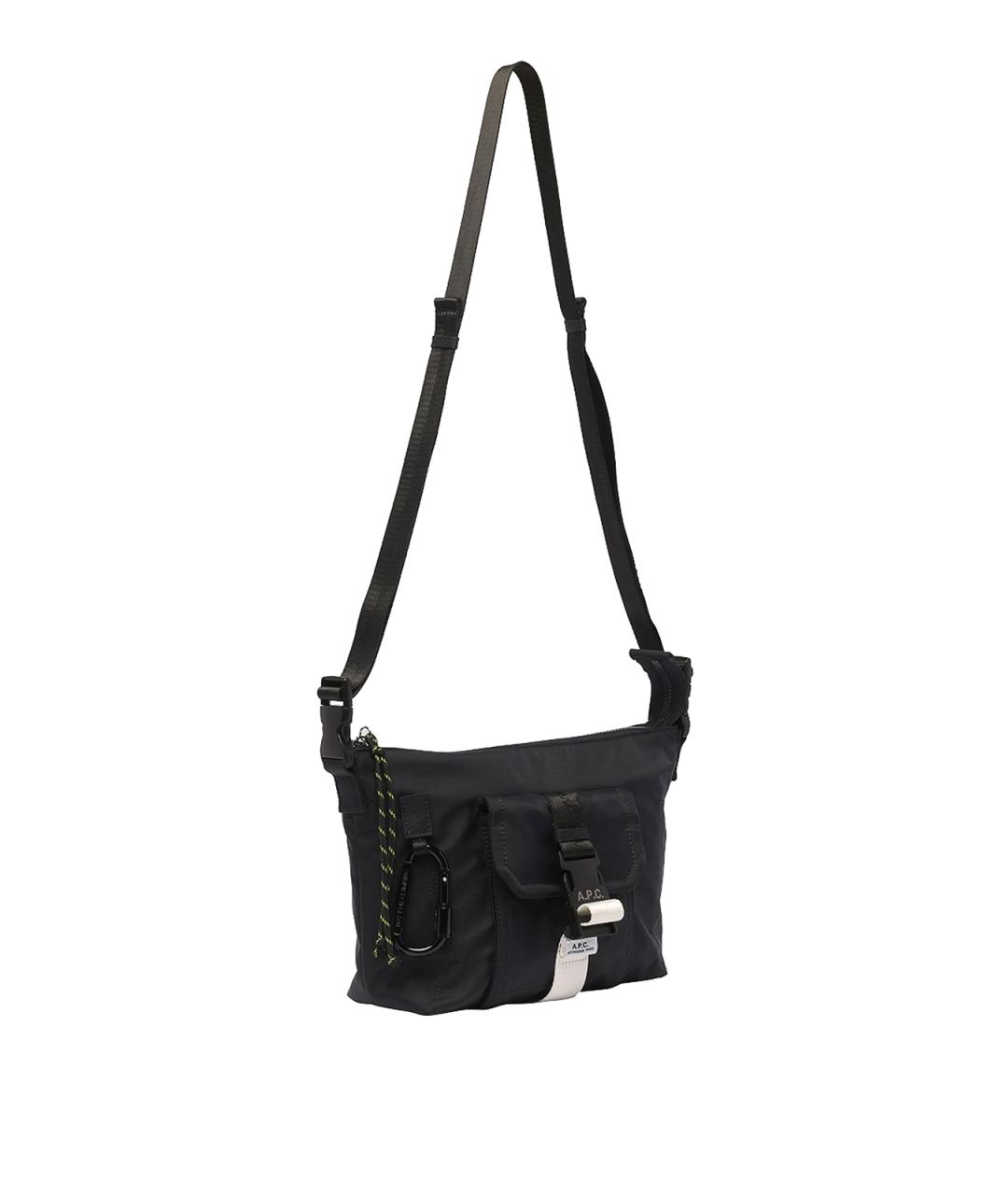 A.P.C. Синяя синтетическая сумка на плечо, фото 2