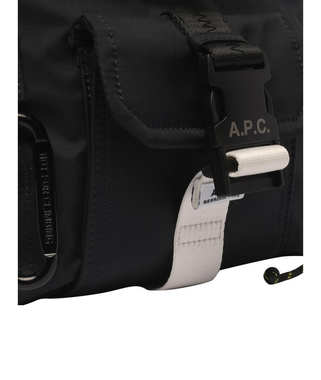 A.P.C. Синяя синтетическая сумка на плечо, фото 4