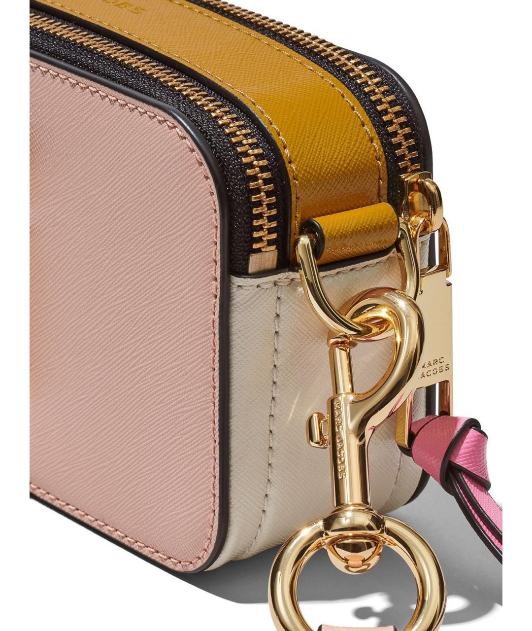 MARC JACOBS Розовая кожаная сумка через плечо, фото 4